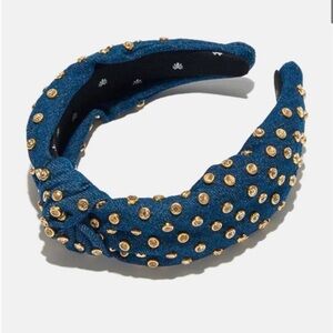 Lele Sadoughi Denim Crystal Headband